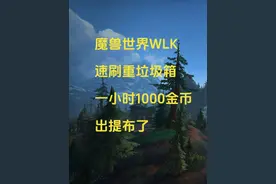 魔兽世界WLK新手速刷重垃圾箱，一小时1000金币，出提布了