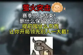 赛季结束删什么？可以提前囤点啥？ #萤火突击