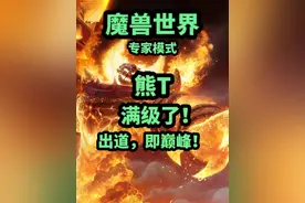熊T满级了，我又回来啦！出道即巅峰，团本我来了！#魔兽世界 #魔兽世界怀旧服