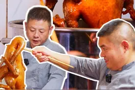 在家也能做出色泽红亮香味扑鼻的卤鹅，师徒分享详细制作过程