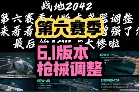 战地2042第六赛季6.1版本武器调整，acw-r被削弱 pp29修复bug，