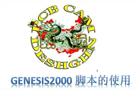 Genesis2000脚本的使用