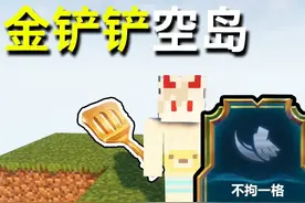 金铲铲空岛，还可以选强化符文？！#我的世界 #金铲铲