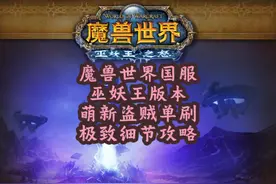 魔兽世界巫妖王版本盗贼单刷入坑第一讲 起号攻略视频封面