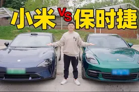 小米vs保时捷，外观内饰差距有多大？ #小米su7 #保时捷