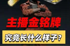主播金铭牌究竟长什么样子？ #暗区突围 #暗区金铭牌争夺赛