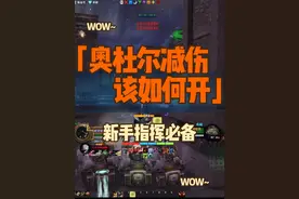 奥杜尔减伤该如何开？新手团长必备~ #魔兽世界 #魔兽世界怀旧服