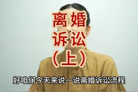 离婚诉讼全流程！视频很长，细节很多，干货满满！ #律师视频封面