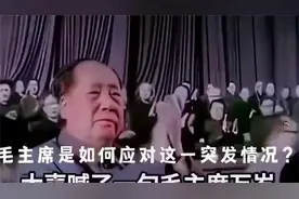 当伟人在大会上遇到突发情况时，看看他如何应对的。