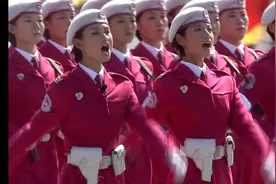 回顾2009国庆大阅兵女民兵方队，一道靓丽的风景线！