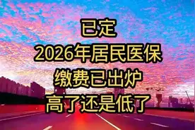 2026年医保缴费已出来了，到底涨了还是降了呢？视频封面