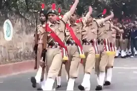 不建议吃饭的时候看印度仪仗队！因为怕你喷饭！！视频封面