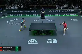 惹怒孙颖莎，那就送你一个18:0，连解说都无奈了 #孙颖莎 #乒乓球
