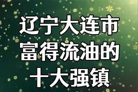 辽宁大连市富得流油的十大强镇，未来发展前景广阔，有你的家乡吗视频封面