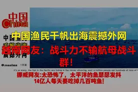 中国渔民千帆出海震撼外网，越南网友：战斗力不输航母战斗群视频封面