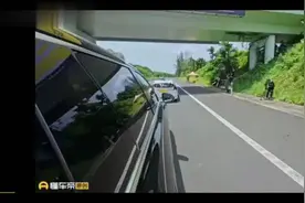 用0.25倍再放懂车帝高速避障测试 看看问界是怎么样绕过强制aeb