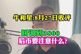 牛和星 -8月27日收评分享 (1)