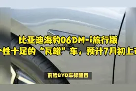 比亚迪海豹06DM-i旅行版，个性十足的“瓦罐”车，预计7月初上市