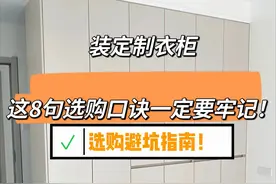 为什么我装定制衣柜的时候没有刷到这篇文章！图片
