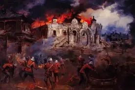 咸丰十年（1860年），英法联军攻占北京后，火烧圆明园...图片