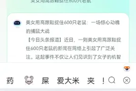 美女用高跟鞋捉住600只老鼠：她是如何做到的？ 今...图片