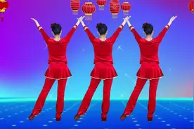 一首老歌《喜乐年华》搭配一支喜庆舞蹈，大人小孩儿喜闻乐见