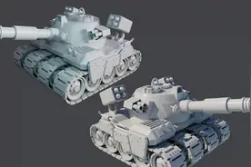 【Maya】零基础入门，大型武器案例教程教学，坦克模型教程