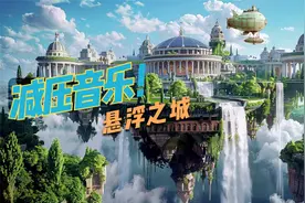 悬浮之城好听的解压舒缓纯音乐，番茄钟学习工作音乐Lofi放松音乐视频封面