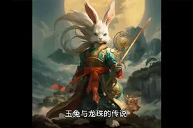玉兔与龙珠的传说#民间故事#神话故事#睡前故事视频封面