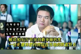 解读 80 后厅官徐刘蔚华丽转变—让王健林把利润留当地的耿直县长