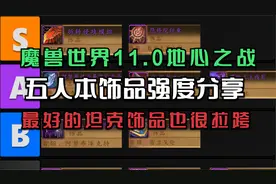 魔兽世界11.0地心之战五人本坦克饰品强度分享视频封面