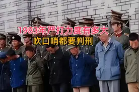 1983年的严打力度有多大，吹口哨都要判刑？视频封面