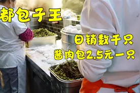 成都包子王日销数千只，酱肉包一只2.5元，肉汁浸满面皮视频封面