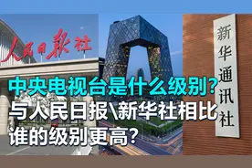 央视是什么级别？与人民日报、新华社相比，谁的级别更高？