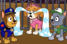 汪汪队动画 -狗狗们被灰太狼抓了起来#萌娃 #卡通 #动漫 #动画