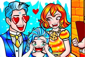 剪纸动画：双胞胎姐妹因为父母离异被迫分开，再次相见场面好感人视频封面