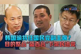 韩国瑜将任国民党副主席？目的整合"蓝百合"下架民进党