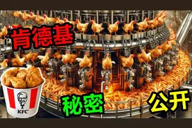 观看肯德基工厂中如何制作活鸡变成KFC鸡肉的过程！秘方曝光
