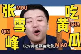 张雪峰吃黄瓜视频封面