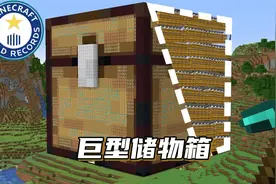 我的世界：老哥建造容纳万物、自动分拣的巨型储物箱