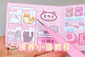 领养小猫安静书教程来啦|💌附图纸·⁺