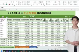 2023年个人所得税自动计算表视频封面