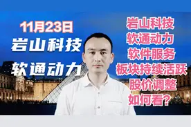 岩山科技 软通动力 软件服务板块活跃 股价调整如何看？