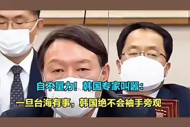 自不量力！韩国专家叫嚣：一旦台海有事，韩国绝不会袖手旁观视频封面
