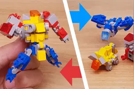 巨作！27种零件拼搭恐龙三合体机器人Ultradino 乐高MOC拼搭教程