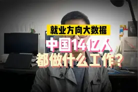 中国14亿人都在做些什么工作？就业人口分布行业&职业大数据