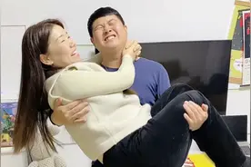 全家帮老公减肥，一波操作下来老公累趴了，结果让媳妇大失所望视频封面