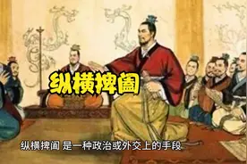 纵横捭阖  纵横合纵连横；捭阖开合，战国时策士游说的一种方法。