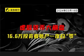 虚拟货币大崩盘，16.6万投资者账户一夜归“零”视频封面