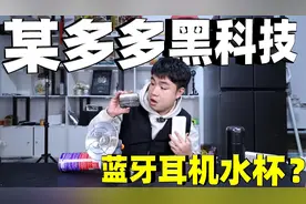 评测4款拼多多黑科技，80元的智能水杯，保温杯还自带蓝牙耳机？视频封面